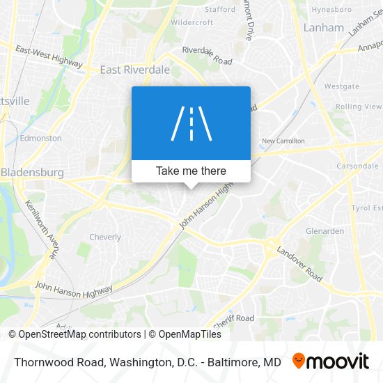 Mapa de Thornwood Road