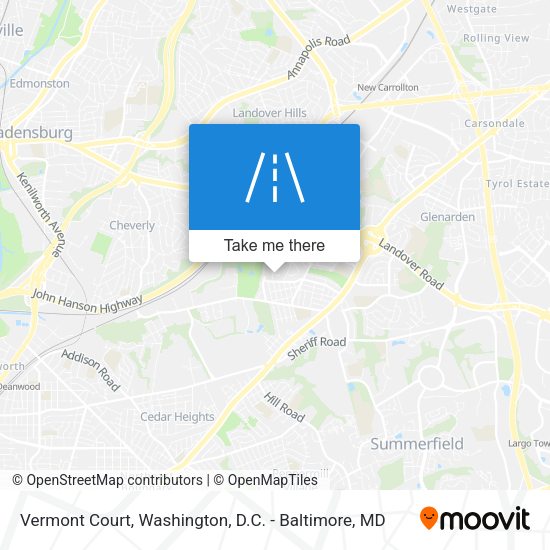 Vermont Court map