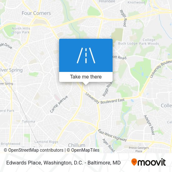 Edwards Place map
