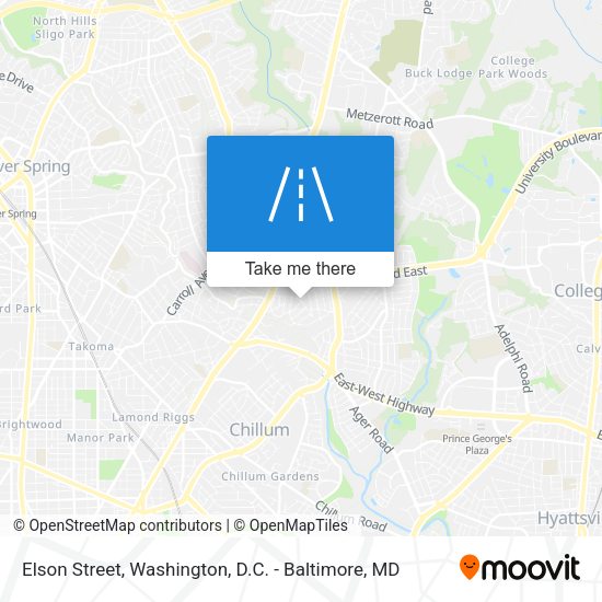 Mapa de Elson Street
