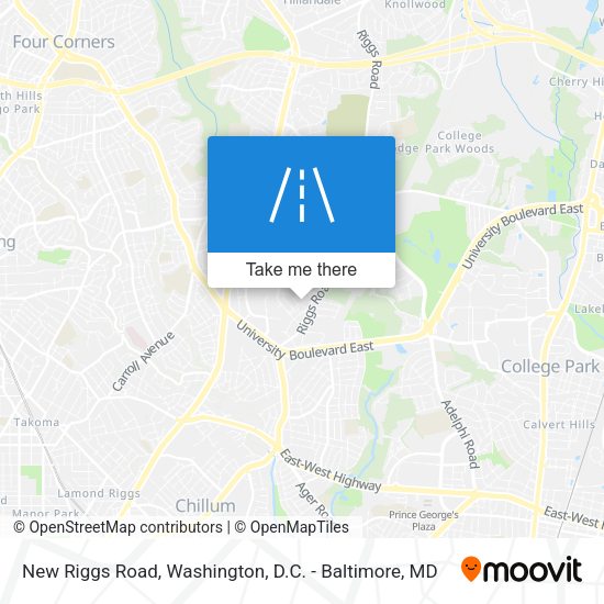 Mapa de New Riggs Road