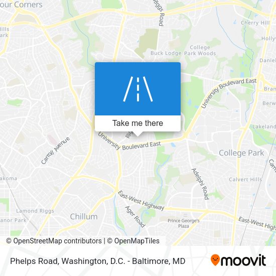 Mapa de Phelps Road