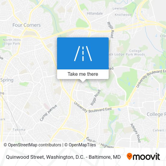 Mapa de Quinwood Street