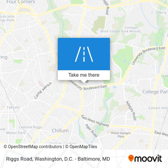 Riggs Road map