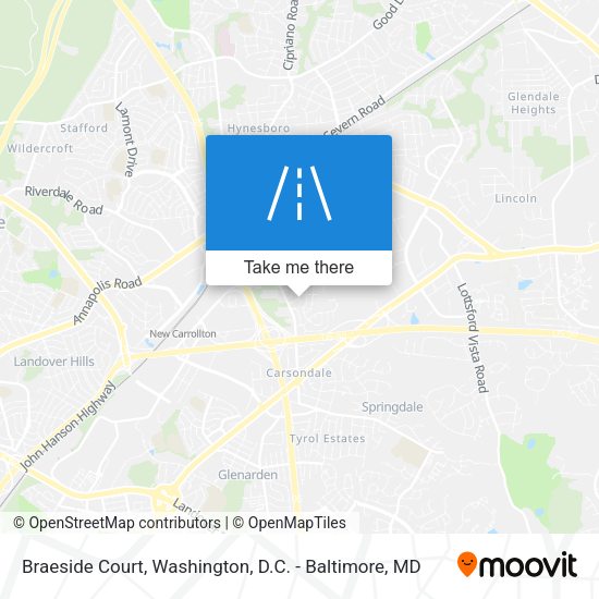 Braeside Court map