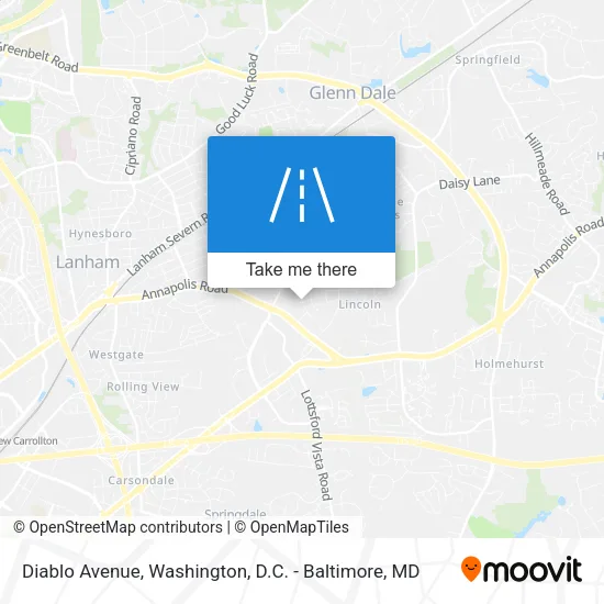 Mapa de Diablo Avenue