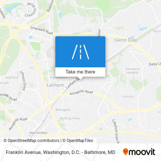 Mapa de Franklin Avenue