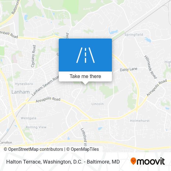 Mapa de Halton Terrace