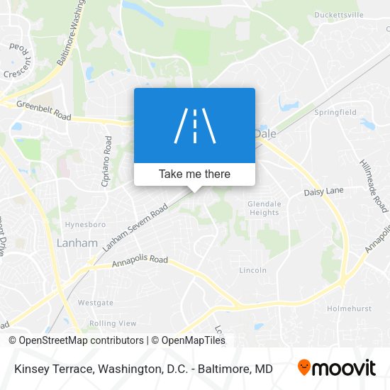 Kinsey Terrace map