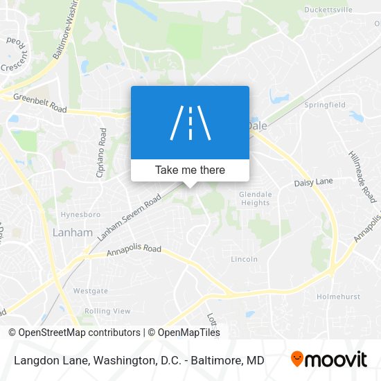 Langdon Lane map