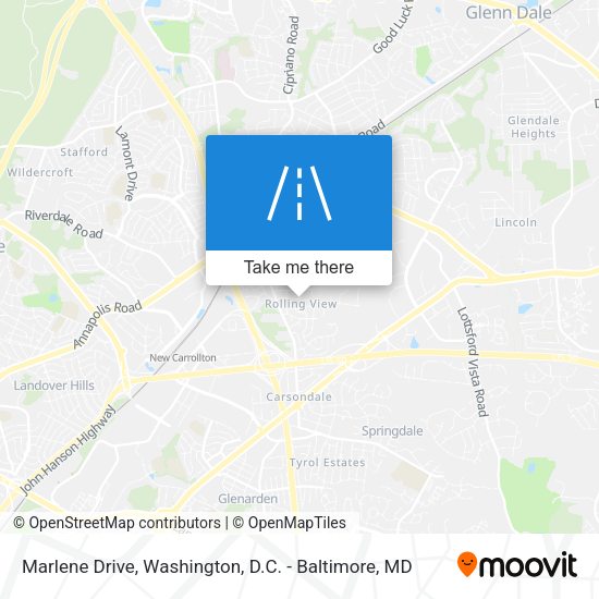 Mapa de Marlene Drive