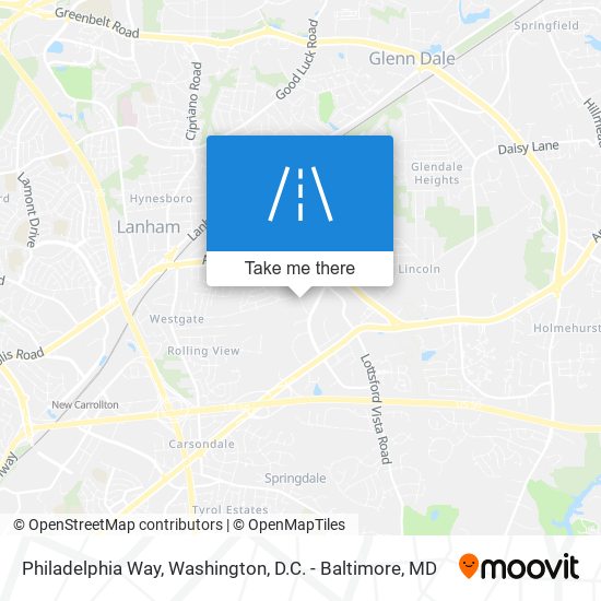 Philadelphia Way map