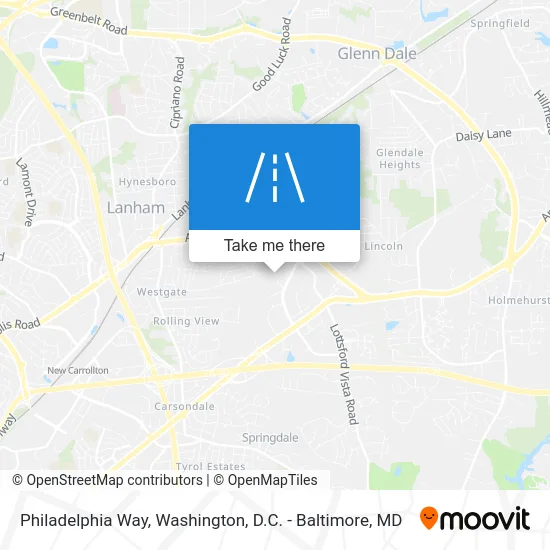 Philadelphia Way map