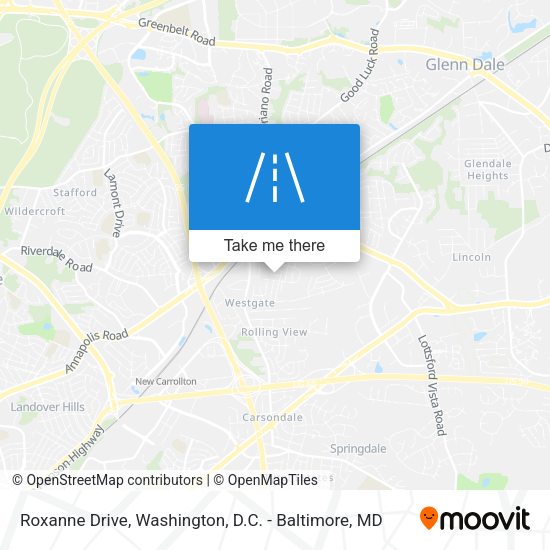 Roxanne Drive map