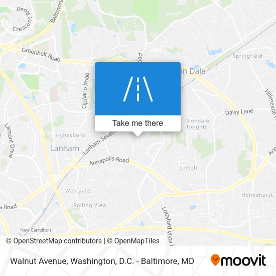 Walnut Avenue map