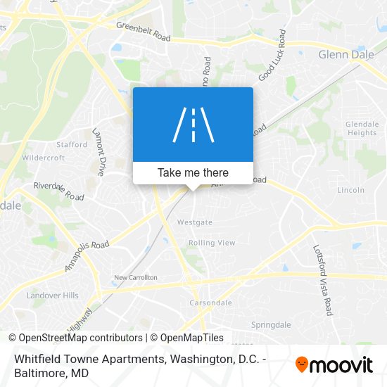 Whitfield Towne Apartments map