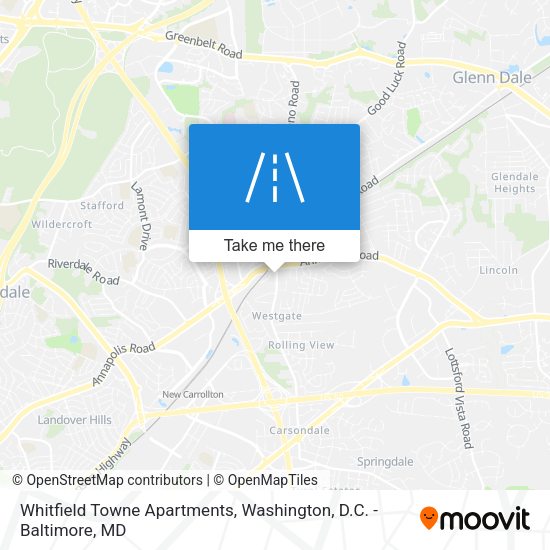 Whitfield Towne Apartments map