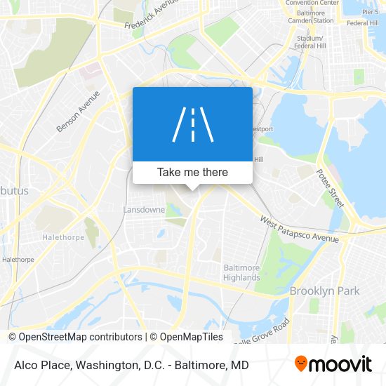 Alco Place map