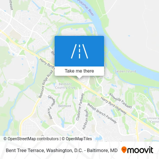 Bent Tree Terrace map
