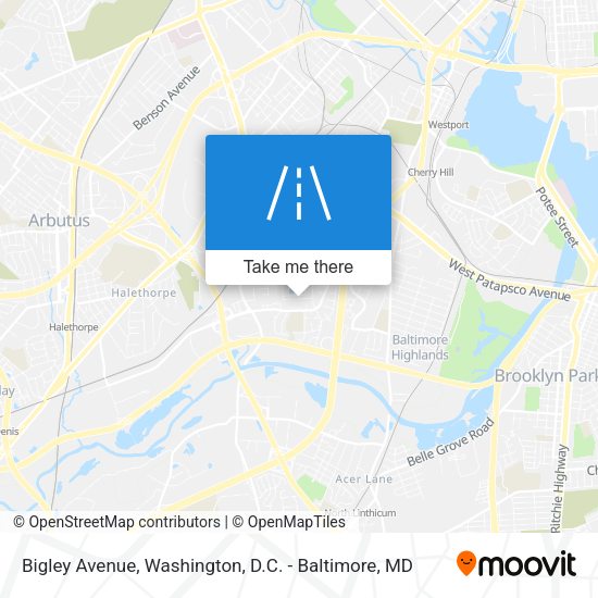 Mapa de Bigley Avenue