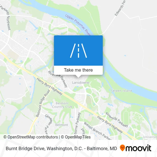 Burnt Bridge Drive map