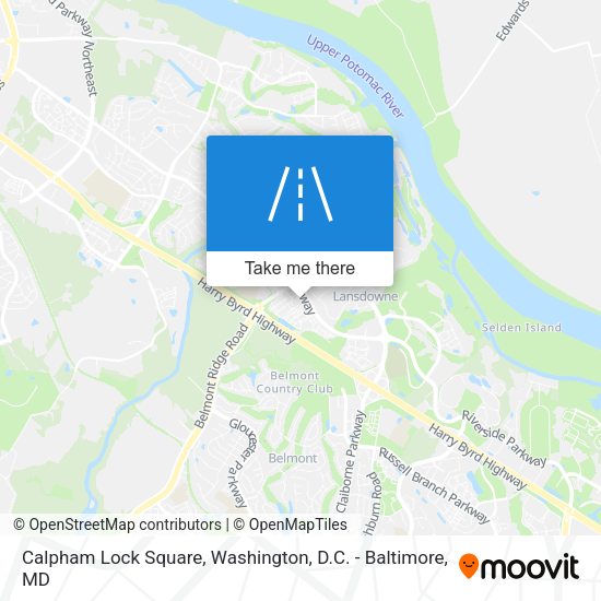 Calpham Lock Square map