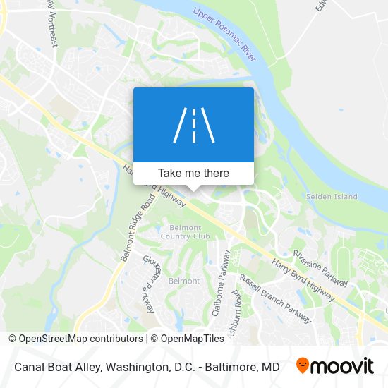 Canal Boat Alley map