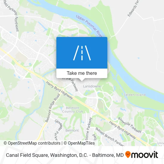 Canal Field Square map