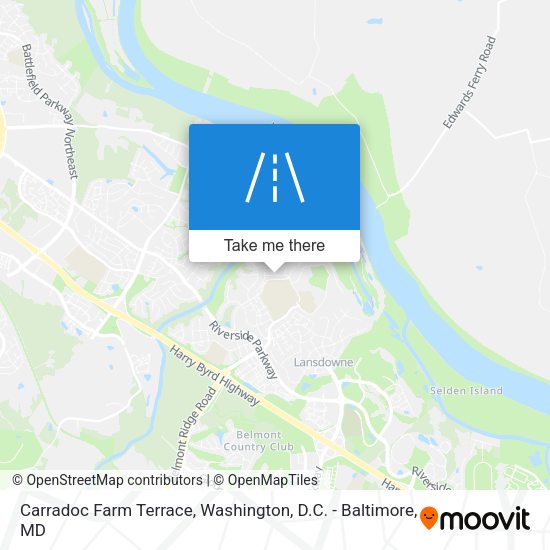 Carradoc Farm Terrace map