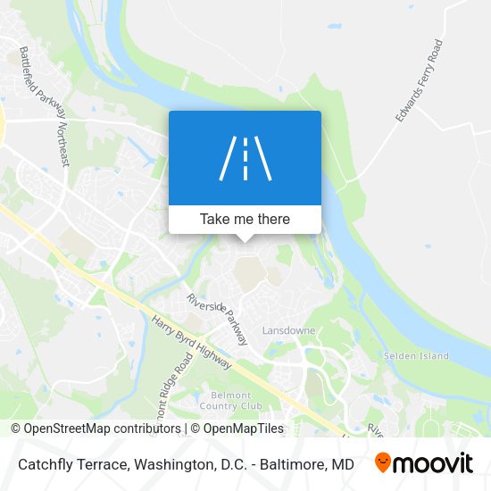 Catchfly Terrace map
