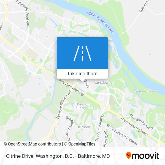 Citrine Drive map