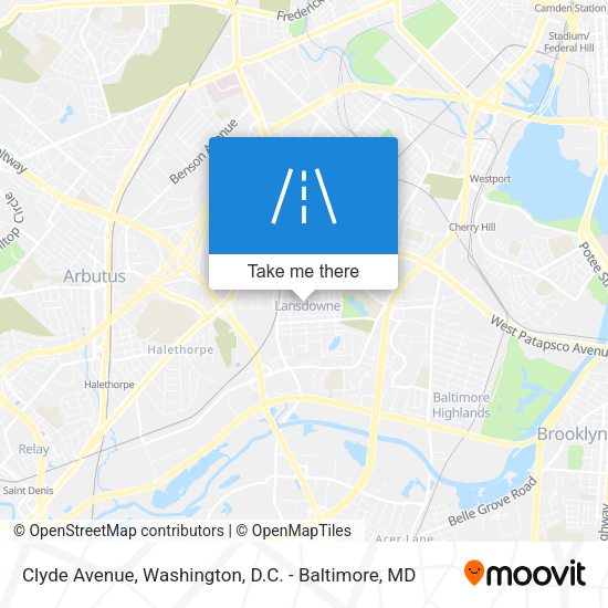 Mapa de Clyde Avenue