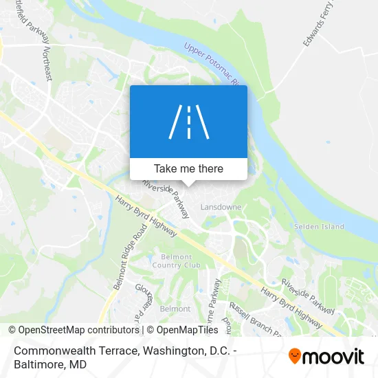 Commonwealth Terrace map
