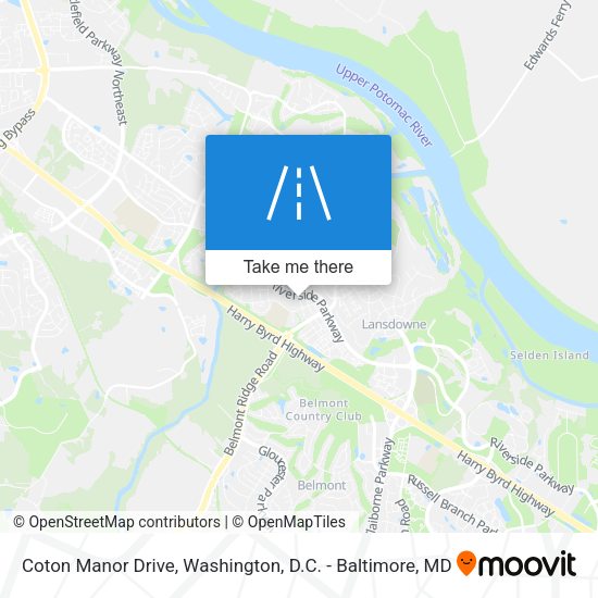 Coton Manor Drive map