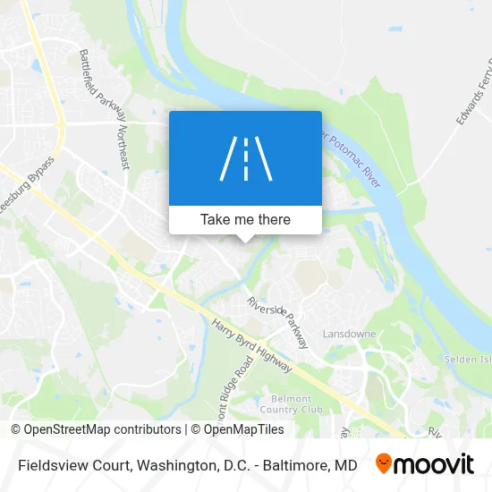 Fieldsview Court map