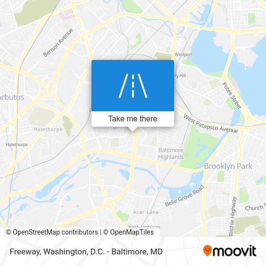 Freeway map