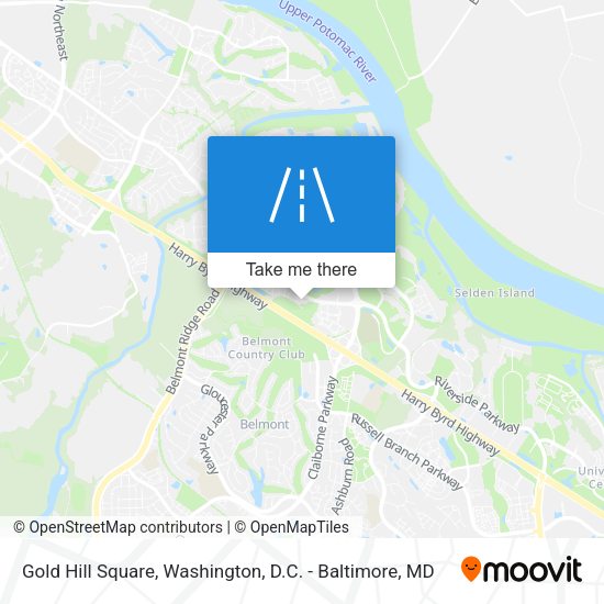 Gold Hill Square map