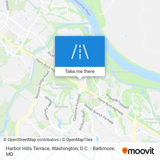 Harbor Hills Terrace map