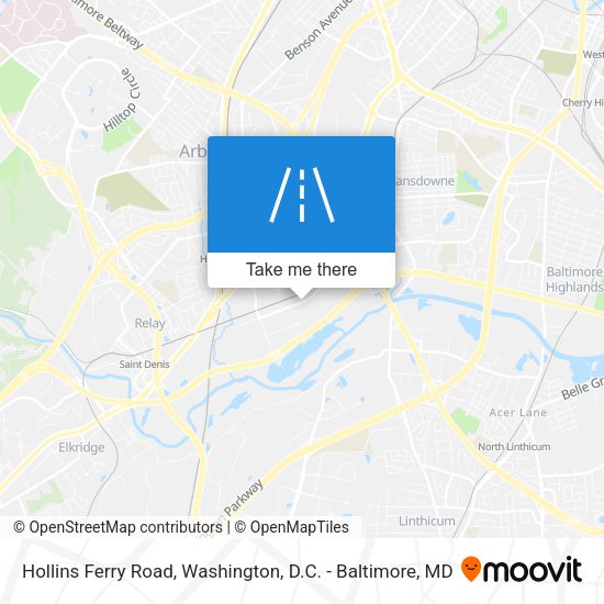 Hollins Ferry Road map