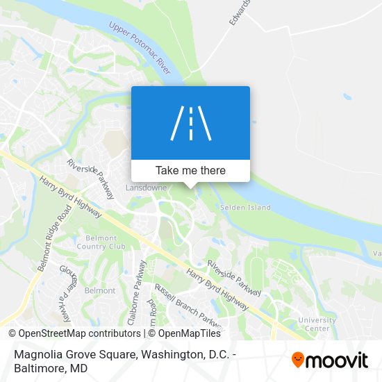Magnolia Grove Square map