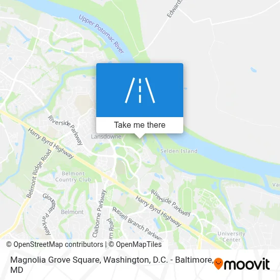 Magnolia Grove Square map