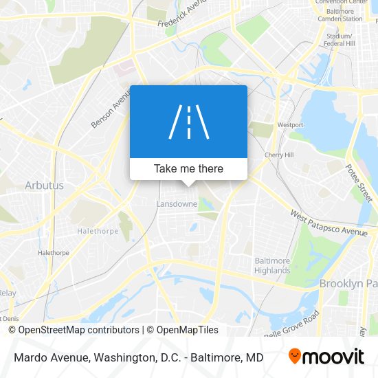 Mardo Avenue map