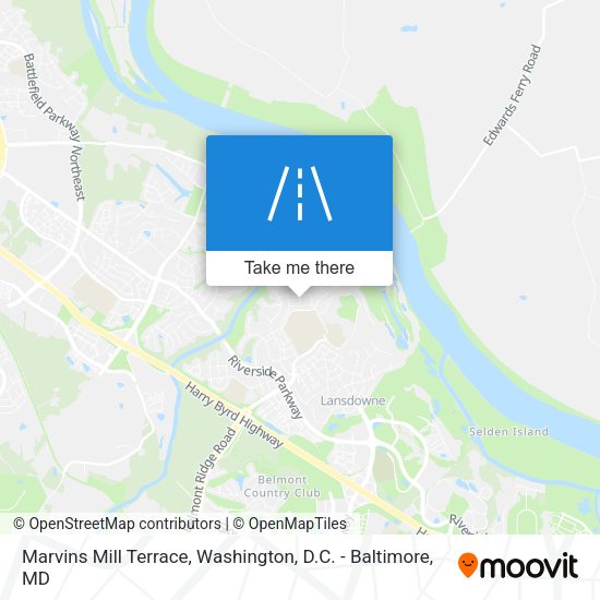 Marvins Mill Terrace map