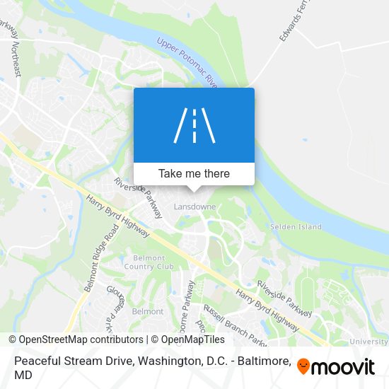 Mapa de Peaceful Stream Drive