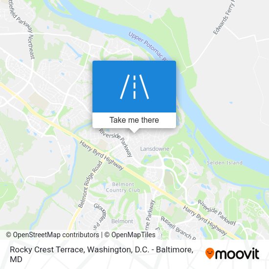 Rocky Crest Terrace map