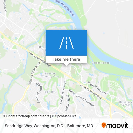 Sandridge Way map