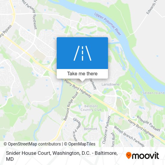 Snider House Court map