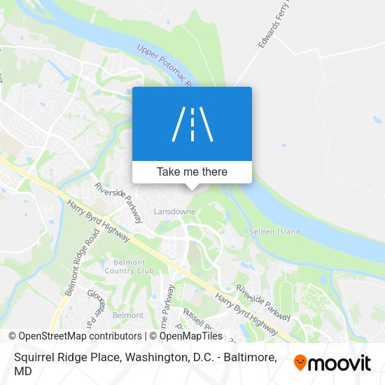 Squirrel Ridge Place map