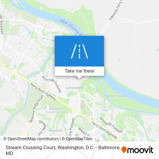 Stream Crossing Court map
