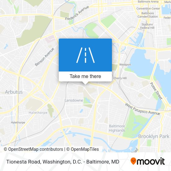 Tionesta Road map